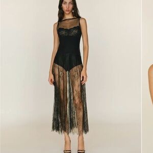 Reformation Elena Lace Dress